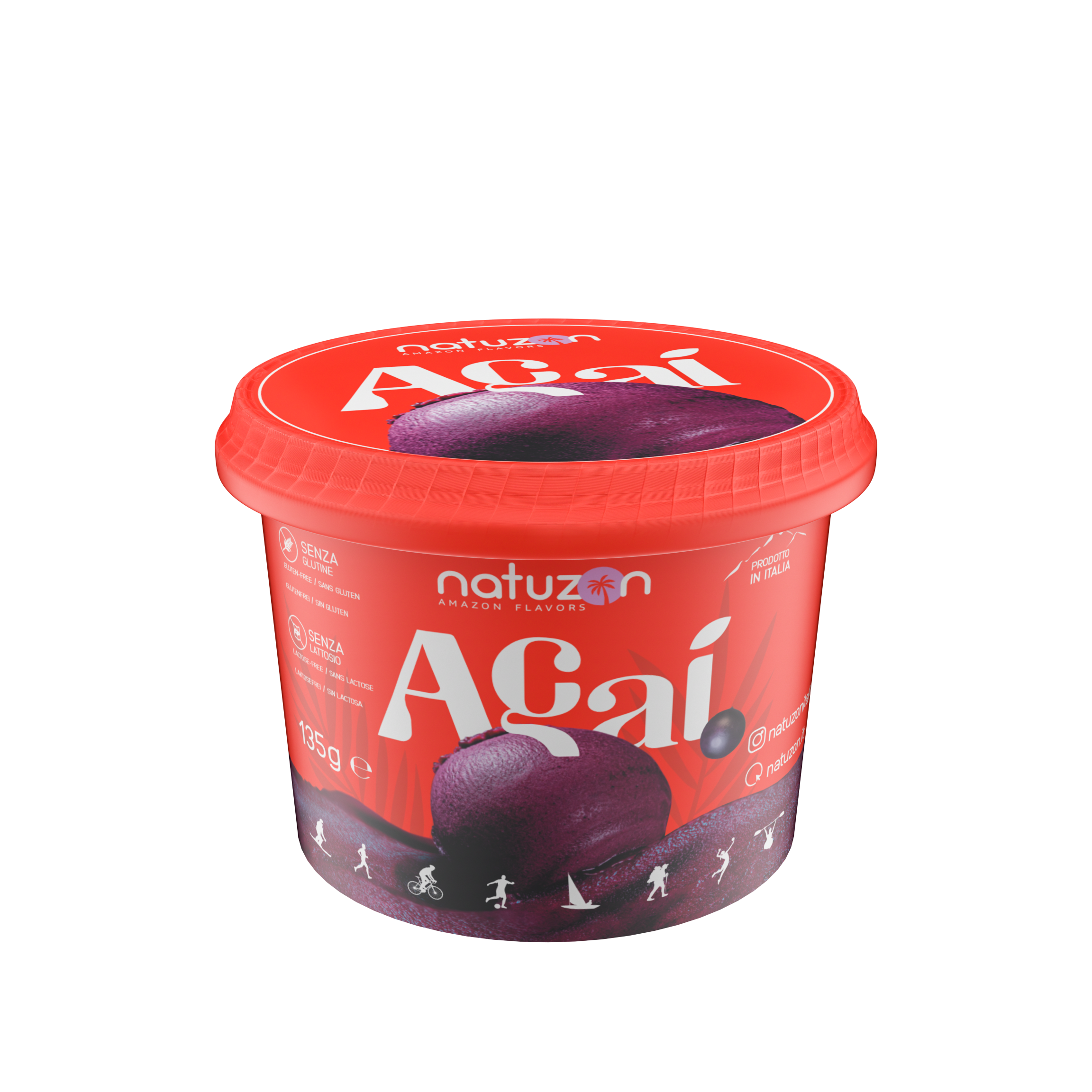 6x Acai Natuzon 135g (£3.00 per Tub)