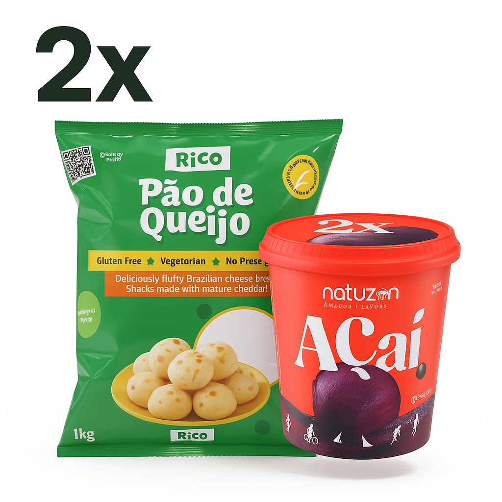 2x Açaí Tub – 380g / 2x Rico Cheesebread 1kg (save 10%)