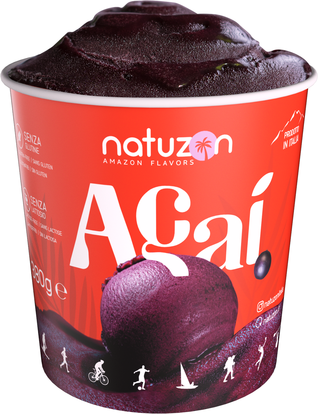 4x Açaí Tub – 380g  (£8.00 per tub)
