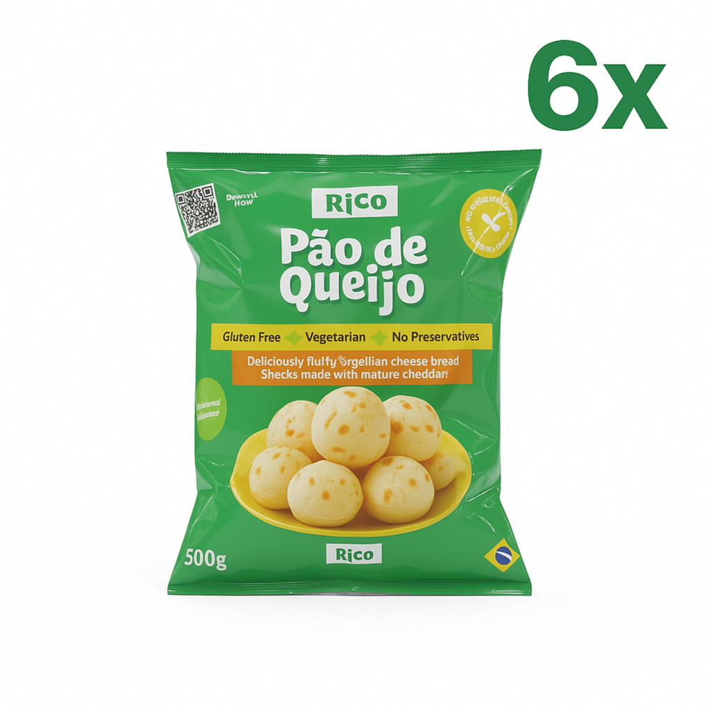6x Cheese Bread 500g  - Pão de queijo (Save 10%)