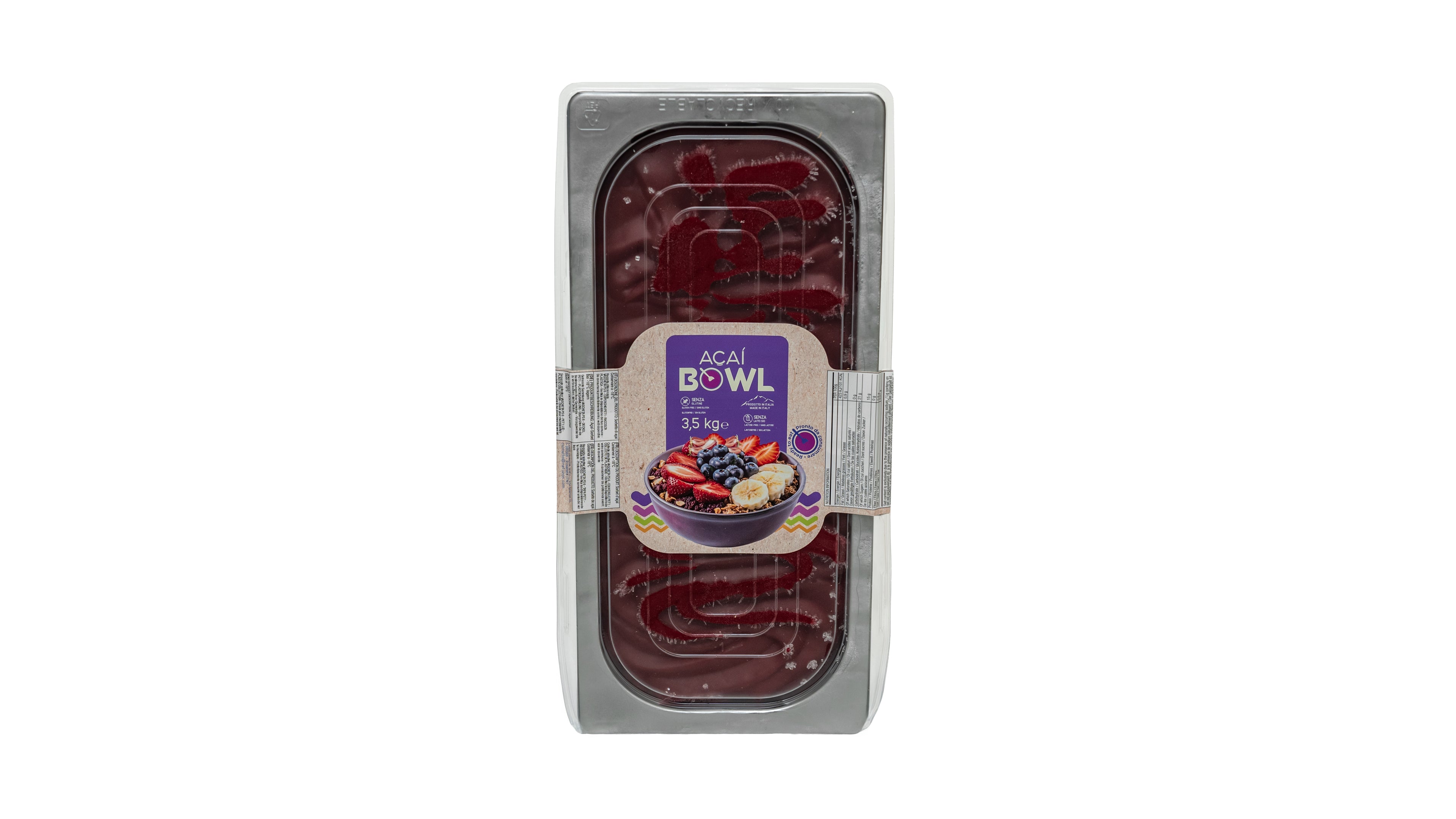 Acai Natuzon Bowl Brand 3.5Kg tray ( 5Litre)